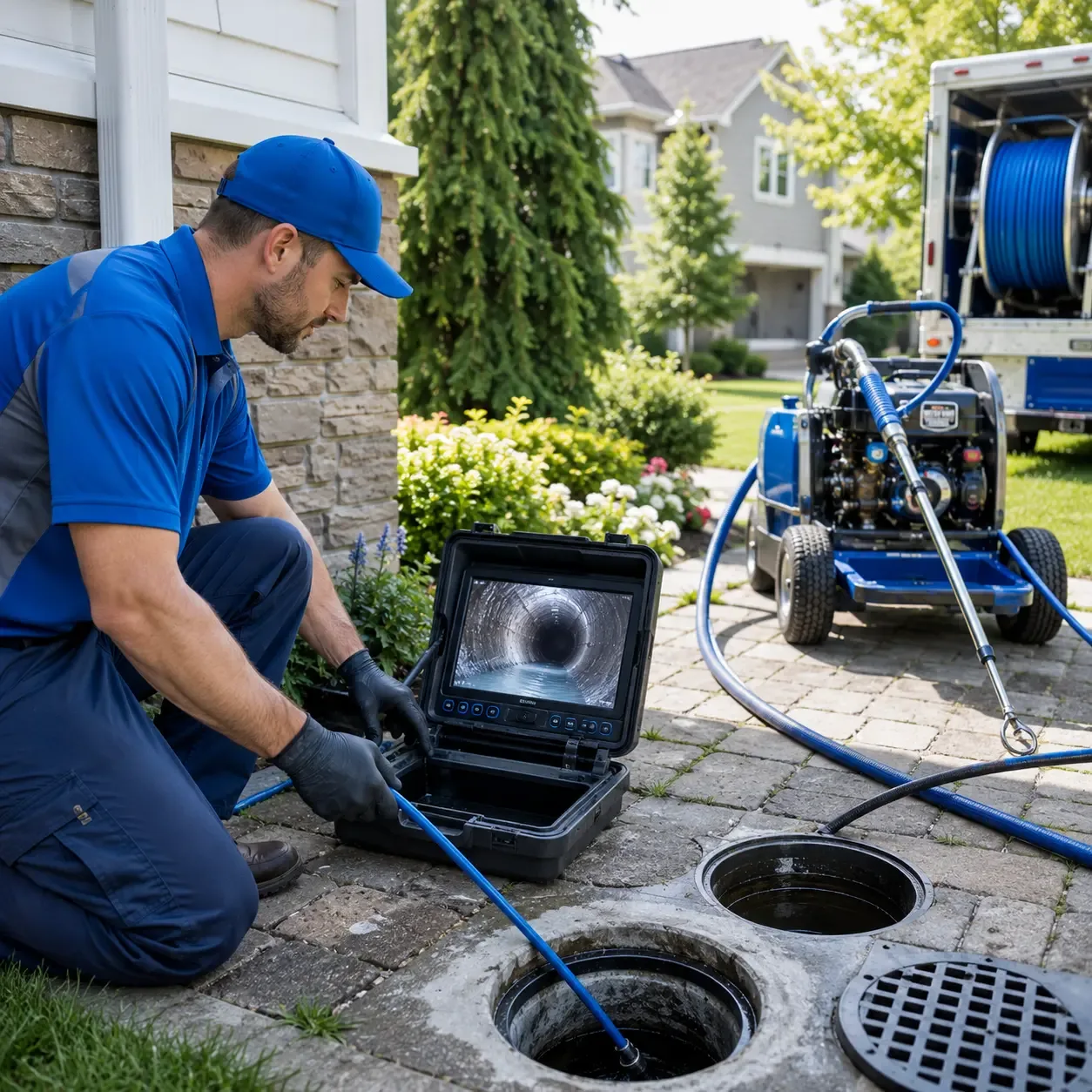 Outdoor drain cleaning professionals serving Flemington, WV